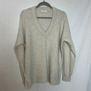 Madewell V-Neck Oversized Sweater - XL